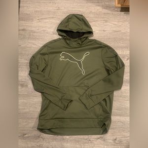 Puma Green Pullover Hoodie Size XXL